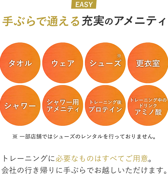 アメニティ一覧